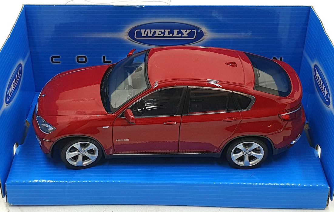 Welly 1/24 Scale Diecast 24004W - BMW X6 - Red