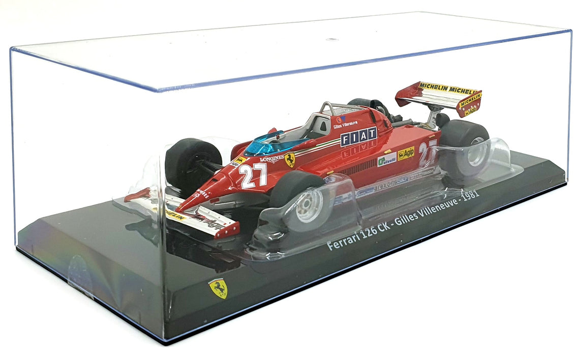 Altaya 1/24 Scale Diecast AT2001J - F1 Ferrari 126 CK #27 Gilles Villeneuve 1981
