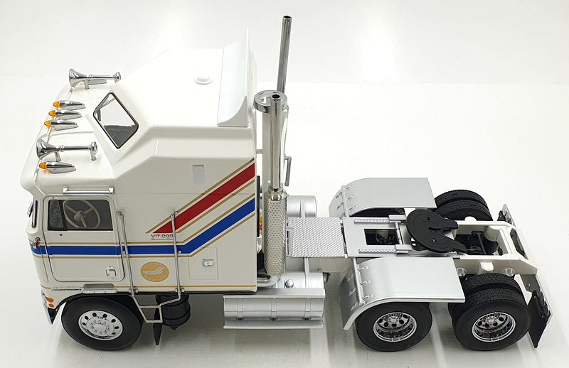 KK Scale Road Kings 1/18 Scale RK180145 - Kenworth K100 Aerodyne 1976 - White