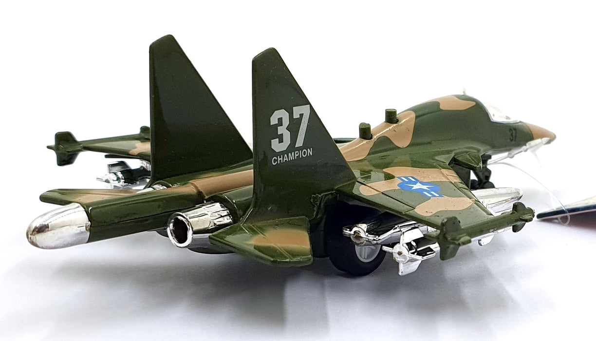 Combat Mission 1/120 Pull Back and Go TY2930 Fighter Planes Lights/Sounds Green