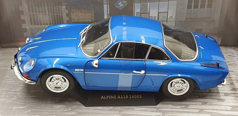 Solido 1/18 Scale Diecast S1804201 - 1969 Alpine A110 1600S - Alpine Blue