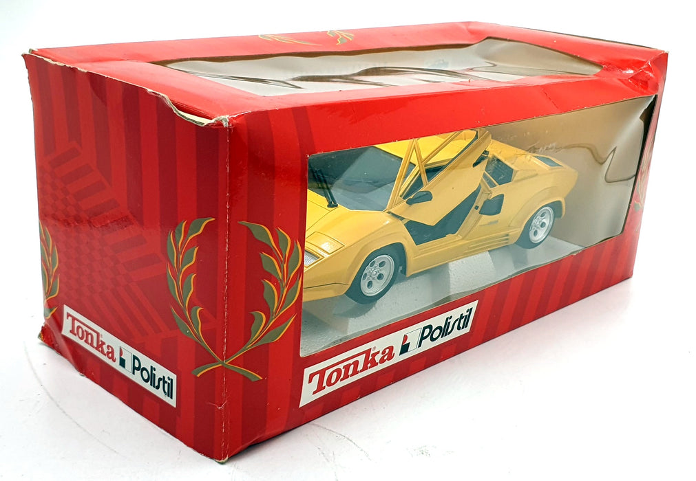 Polistil 1/16 Scale Diecast 016748 - Lamborghini Countach - Yellow