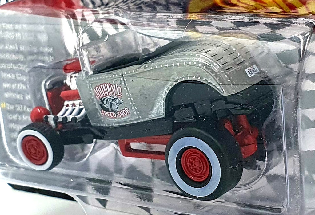 Johnny Lightning Zingers 1/64 Scale JL SCM132 - 1932 Ford Hi-Boy - Grey