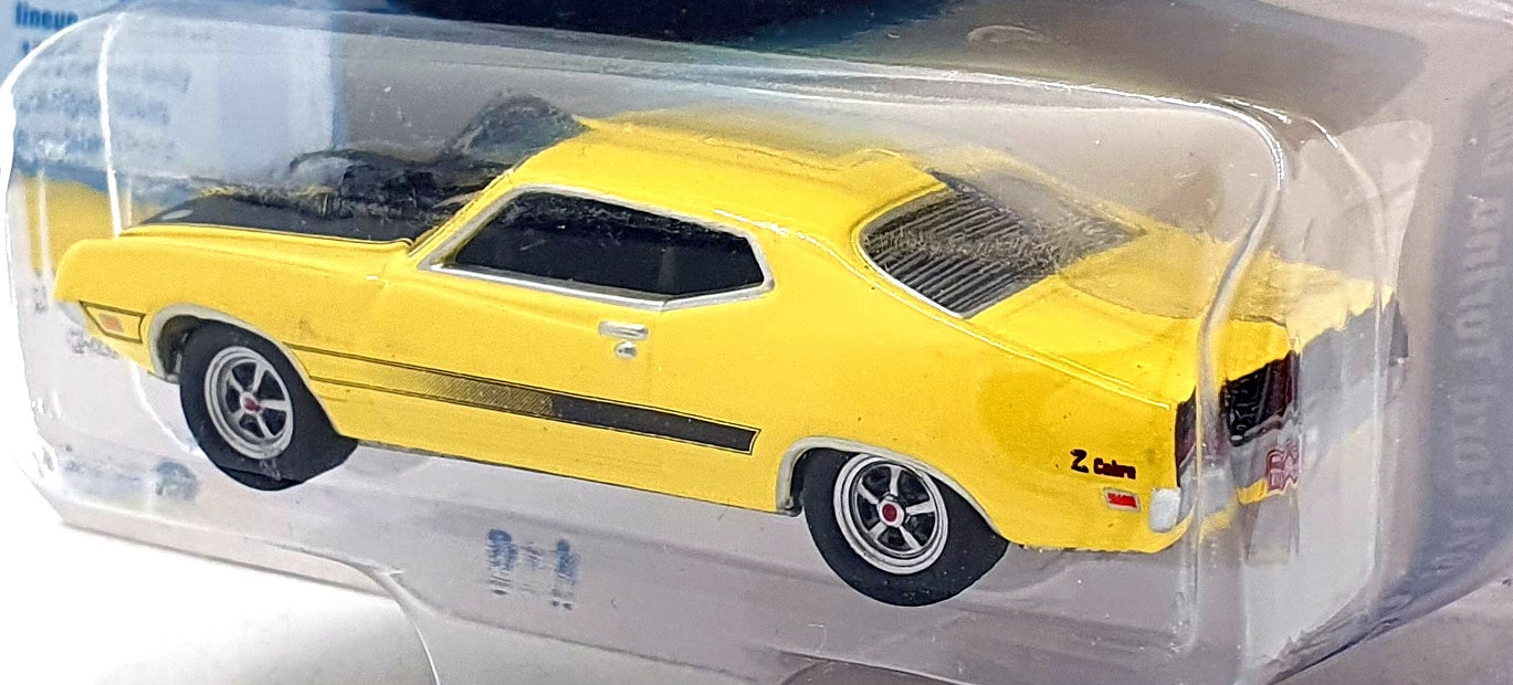 Johnny Lightning 1/64 JLMC026 Muscle Cars USA 1971 Ford Torino Cobra - Yellow