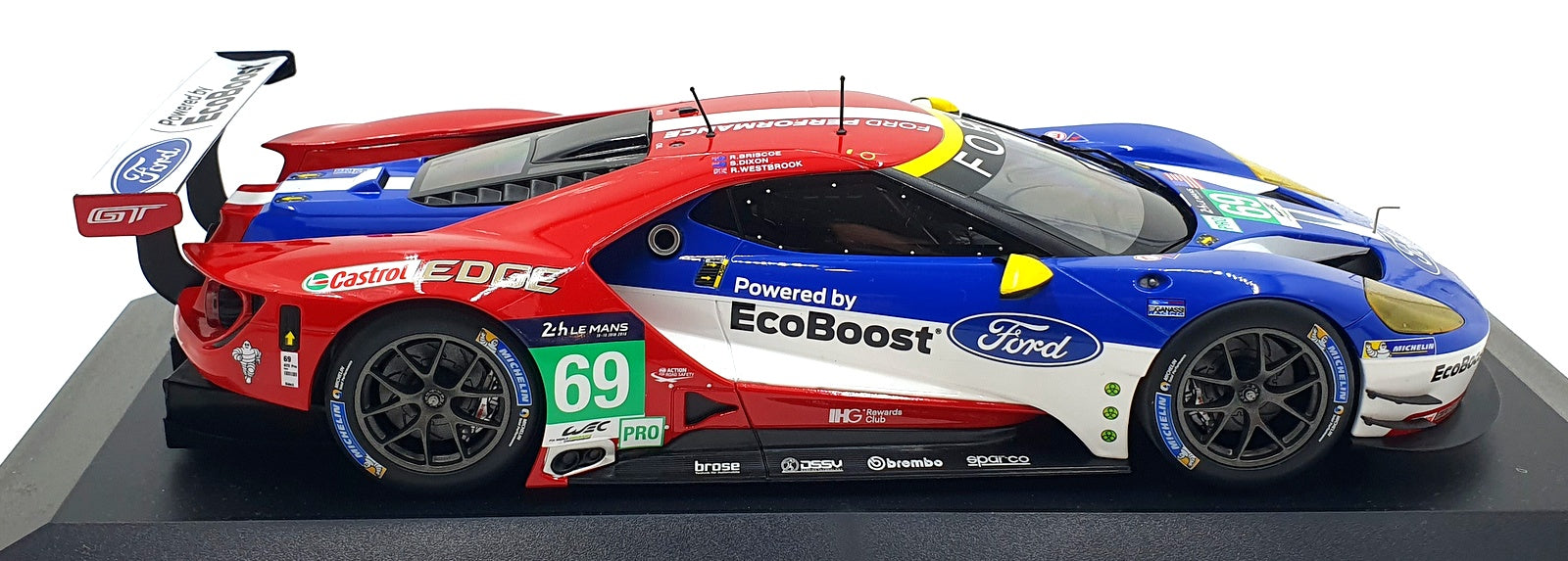 Minichamps 1/18 Scale 155 168669 - Ford GT Chip Ganassi Le Mans 2016 #69
