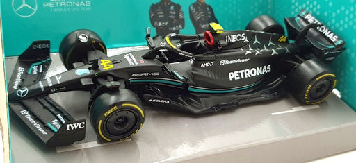 Burago 1/43 Scale 18-38080 - F1 MercedesW14 E Performance 2023 #44 L.Hamilton