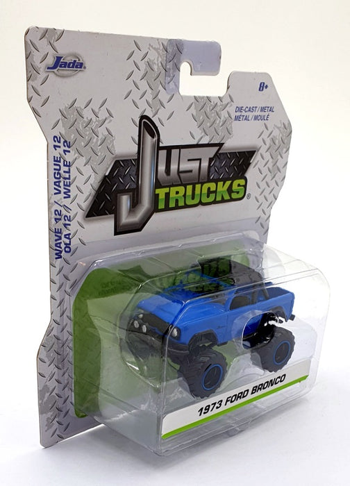 Jada Just Trucks 1/64 Scale 14020 - 1973 Ford Bronco - Blue/Black