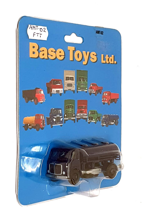 Base Toys 1/76 Scale AMT-02 - AEC Mercury Tanker Truck - Dk. Blue