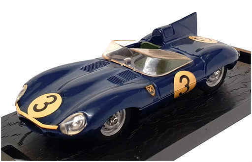 Brumm 1/43 Scale R149 - 1954-60 Jaguar D-Type #3 Race Car - Blue