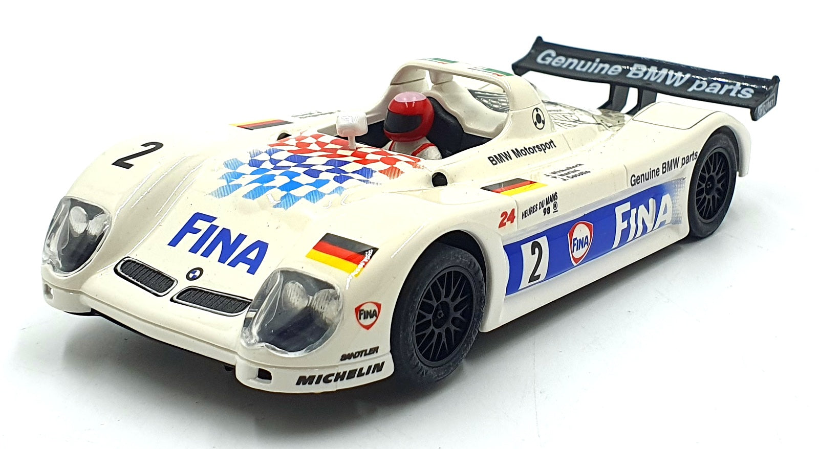 Ninco 1/32 Scale Slot Car 240226 - BMW #2 Winkelhock/Martini/Cecotto