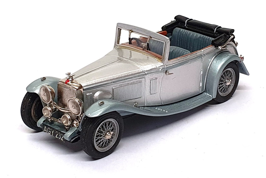 J&M Classics 1/43 Scale JM106 - 1933 Alvis Speed 20 Vanden Plas DH - Silver/Grey
