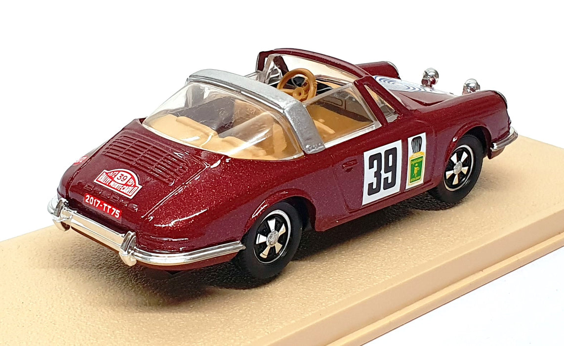 Eligor 1/43 Scale 1148 - Porsche 911 #39 Targa Rallye 1968 - Met. Maroon