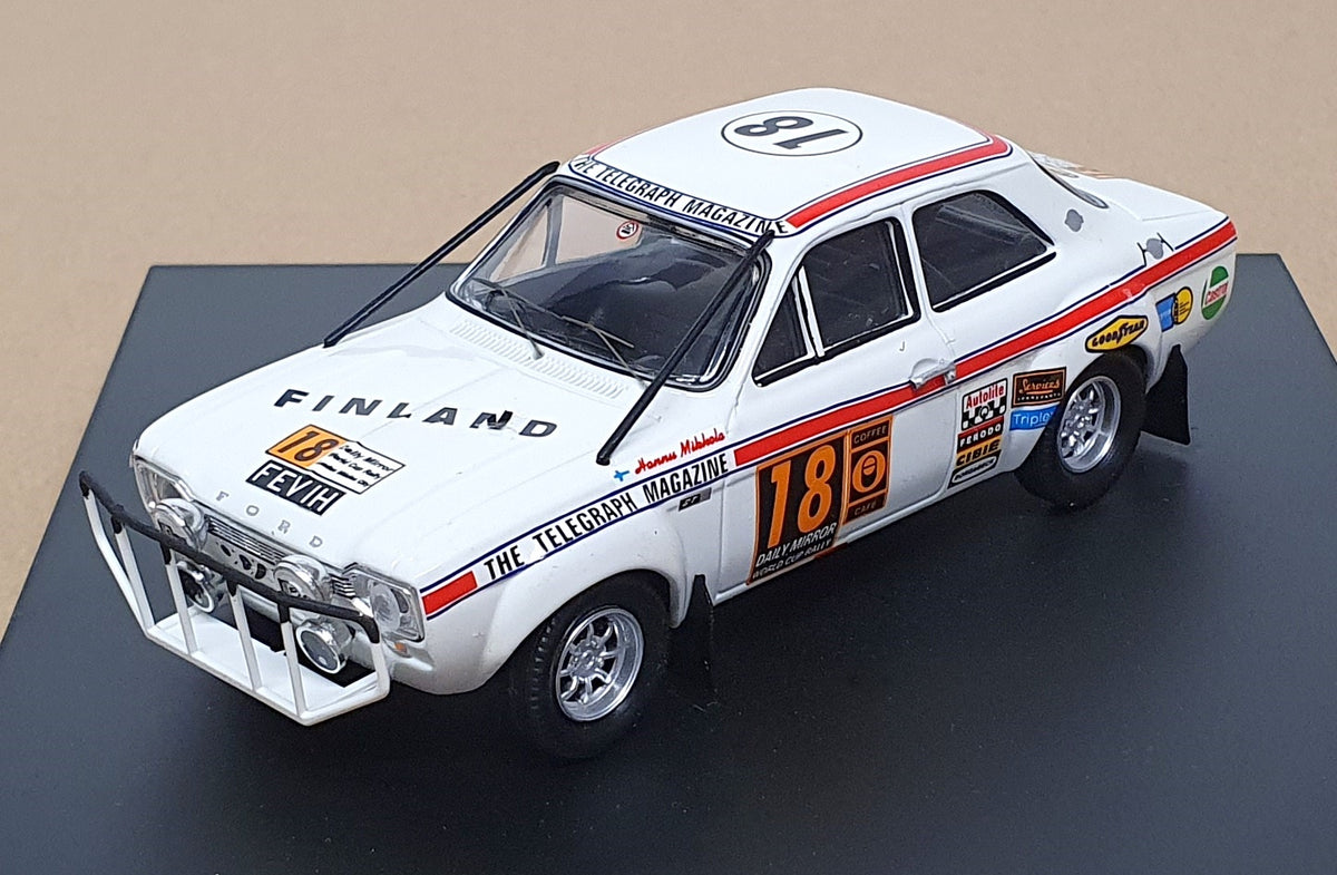 Miniature Trofeu Ford Escort 1850 TC London Mexico 1970 – 1/43, En Boîte