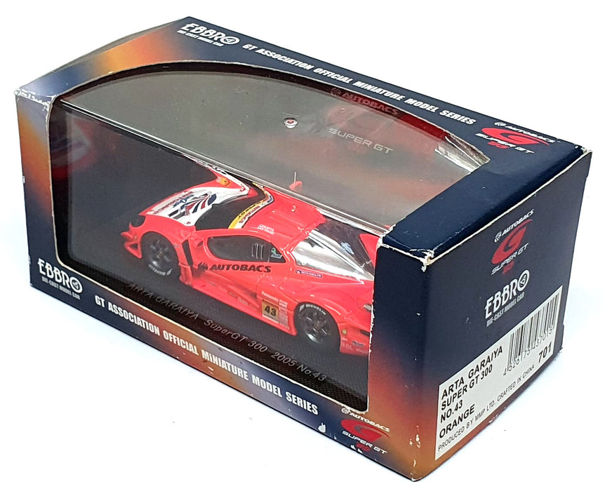 Ebbro 1/43 Scale 701 - ASL Arta Garaiya SuperGT 300 2005 #43 - Orange