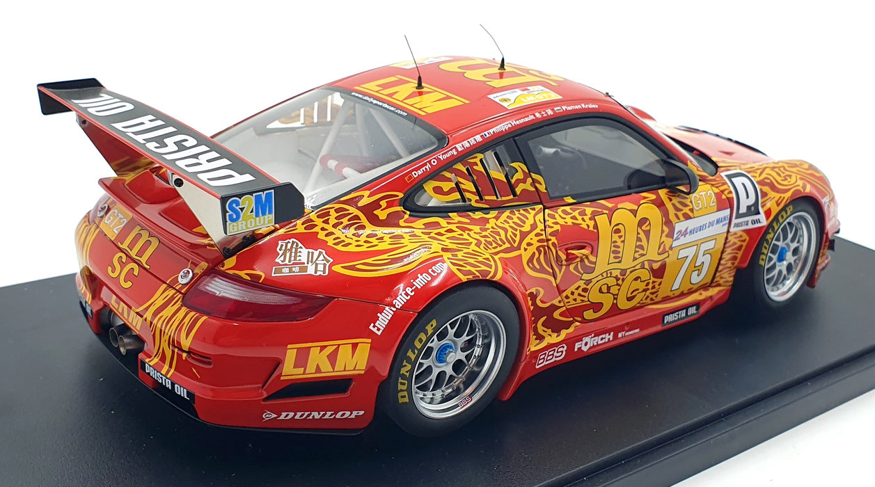 Autoart 1/18 Scale 80972 - Porsche 911 997 GT3 RSR Le Mans 2009 Asia #75