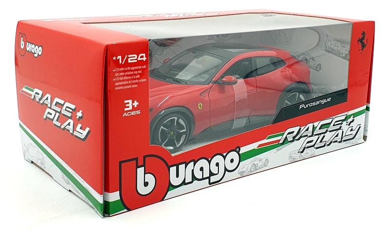 Burago 1/24 Scale Diecast 18-26030 - Ferrari Purosangue - Red