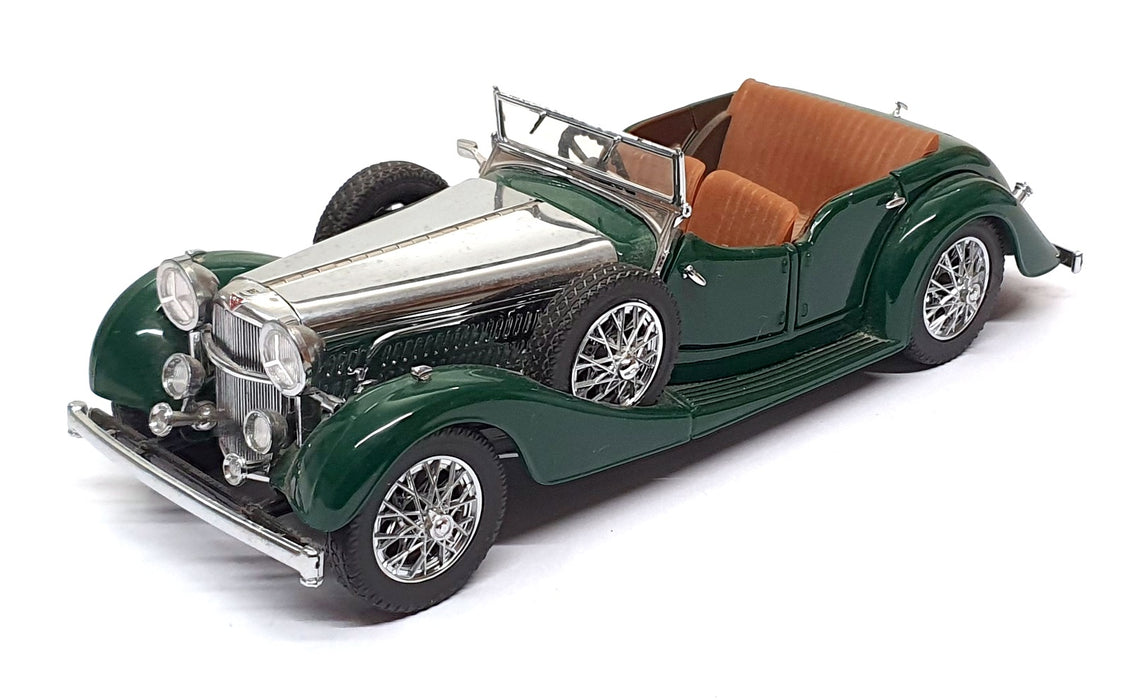 Franklin Mint 1/24 Scale 150326G - 1938 Alvis 4.3 Litre - Green/Silver