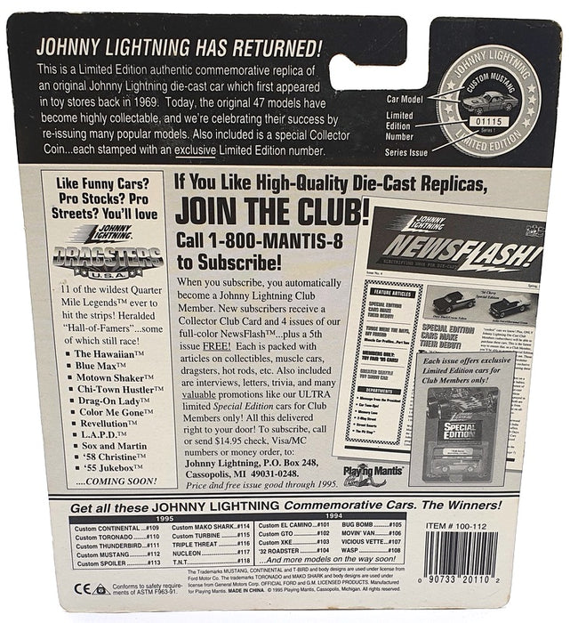 Johnny Lightning 1/64 Scale 100-112 - The Challengers TNT - Red