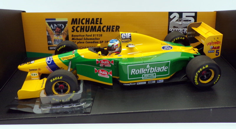 Minichamps 1/18 Scale 510 932505 - F1 Benetton Ford B193B #5 M.Schumacher
