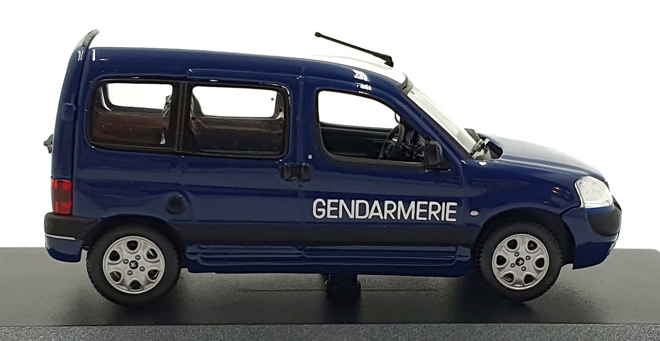 Norev 1/43 Scale 479813 - Peugeot Partner Van Gendarmerie - Blue