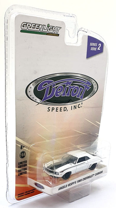 Greenlight 1/64 Scale 39070-A - 1969 Chevrolet Camaro Angelo Vespi's - White