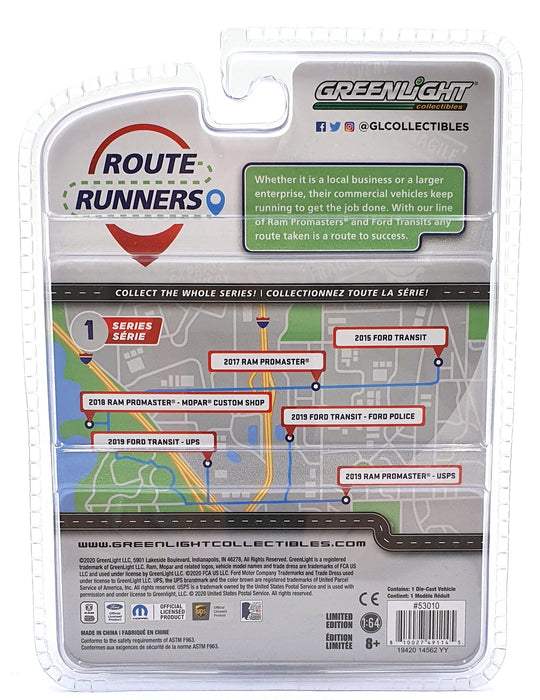 Greenlight 1/64 Scale 53010 - 2017 RAM Promaster Van - Grey