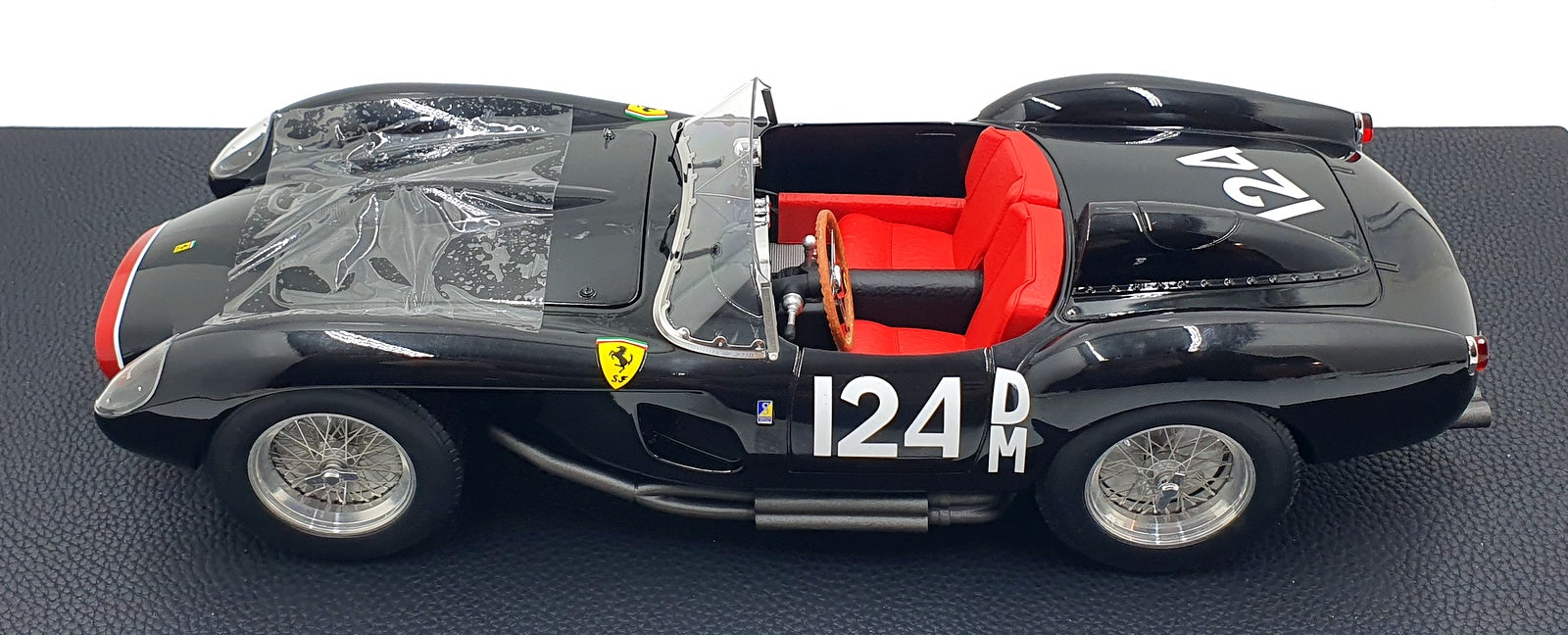 GP Replicas 1/12 Scale Resin GP12-08C - Ferrari 250 Testa Rossa #124 - Black