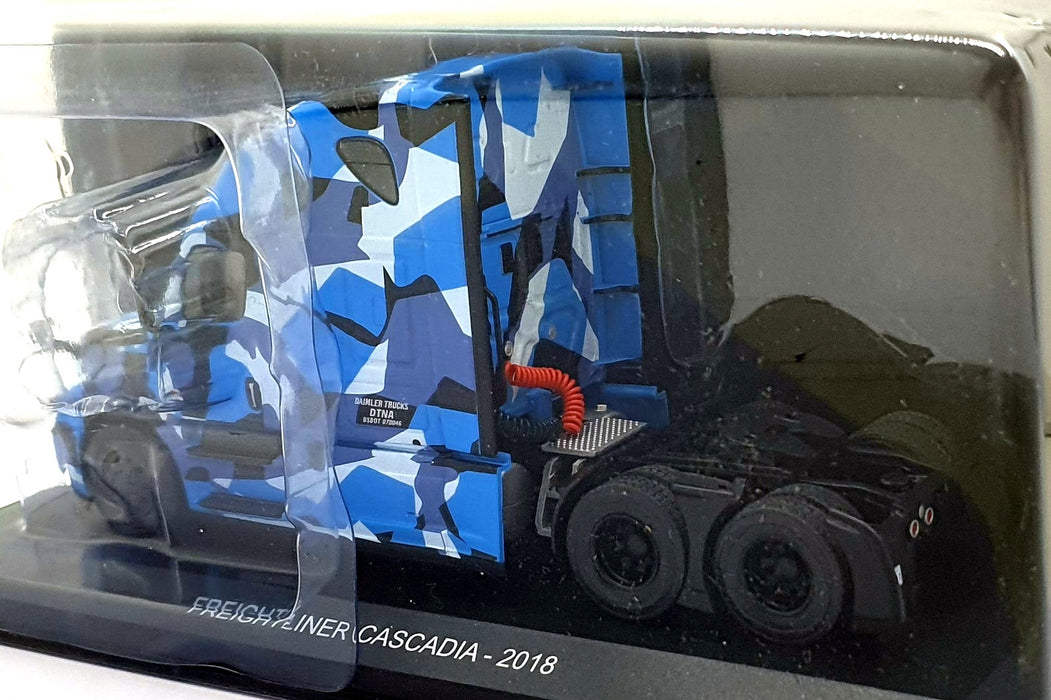 Hachette 1/43 Scale G1470007 - 2018 Freightliner Cascadia - Blue