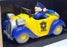 China Brand Appx 12cm Long Diecast DPL618 - 2x Cartoon Type Vehicles Fire Police