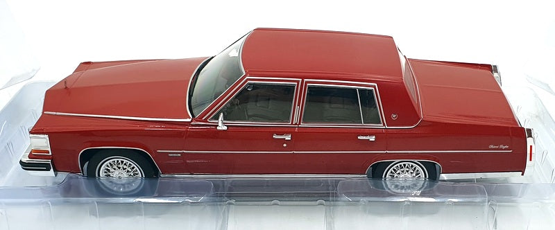 Model Car Group 1/18 Scale MCG18251 - Cadillac Fleetwood Brougham Met. Dark Red