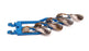 Corgi 9.5cm Long Original Diecast 61 - Four Furrow Plow - Blue
