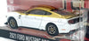 Greenlight 1/64 Scale 41150-E - 2021 Ford Mustang MACH 1 - White/Gold