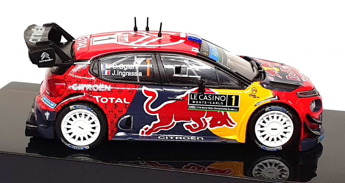 Ixo 1/43 Scale RAM699 - Citroen C3 WRC #1 Monte Carlo Rally 2019 Ogier/Ingrassia