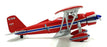 Ertl Approx 30cm Wingspan 21435P - 1930 Stearman 4E Coin Bank Red