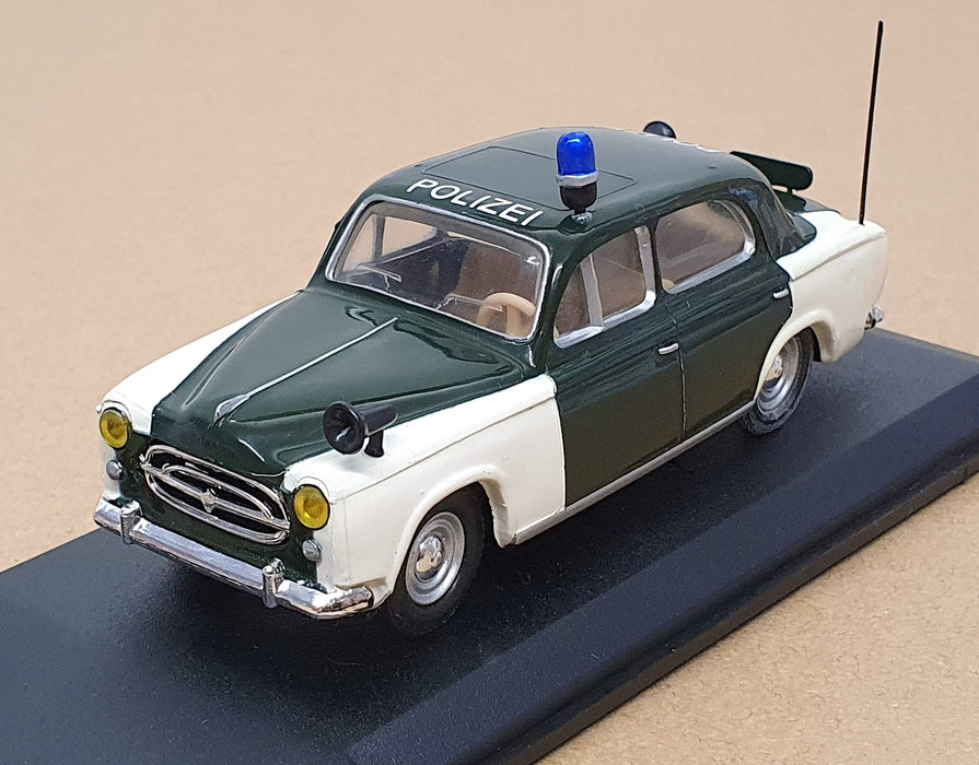 Eligor 1/43 Scale 100799 - Peugeot 403 Polizei Police Car - Green/White