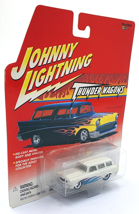 Johnny Lightning 1/64 Scale 457-01 Thunder Wagon Custom Rambler Wagon - White