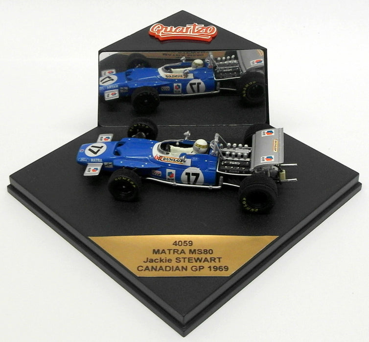 Quartzo 1/43 Scale F1 Model Car 4059 - Matra MS80 Canadian GP 1969 - J.Stewart