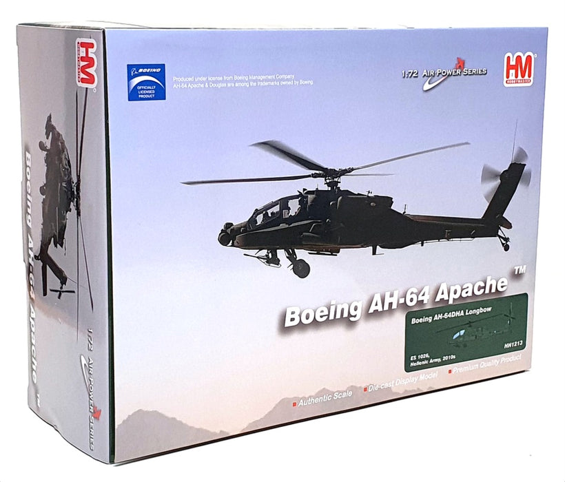 Hobby Master 1/72 Scale HH1213 - Boeing AH-64DHA Longbow ES 1026 Helicopter