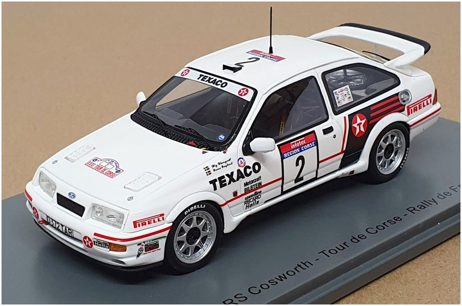 Spark 1/43 Scale S8701 Ford Sierra RS Cosworth Tour de Corse Rally de France '87