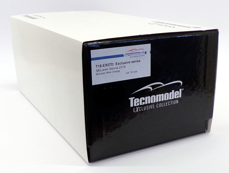 Tecnomodel 1/18 Scale T18-EX07D - 2018 McLaren Senna - Mira Orange