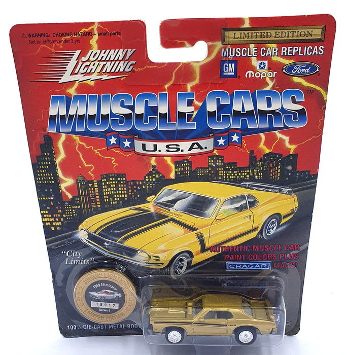 Johnny Lightning 1/64 Scale 200-190 - Muscle Cars 1969 Mercury Eliminator Gold
