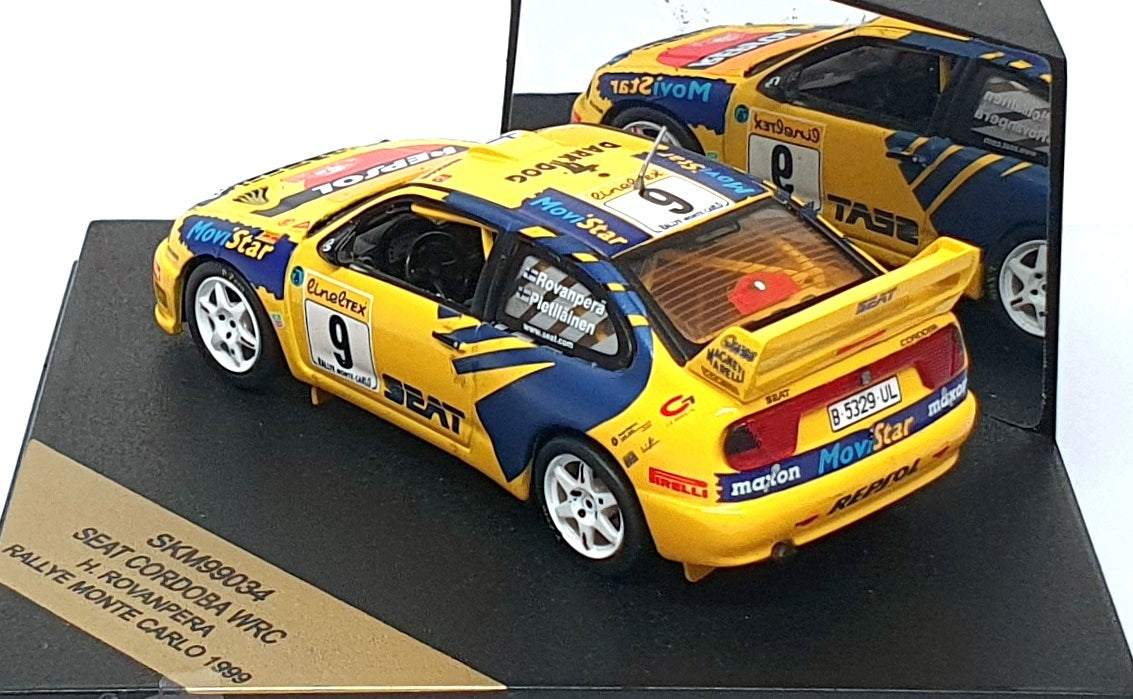Skid 1/43 Scale SKM99034 - Seat Cordoba WRC #9 Monte Carlo Rally 1999 Rovanpera