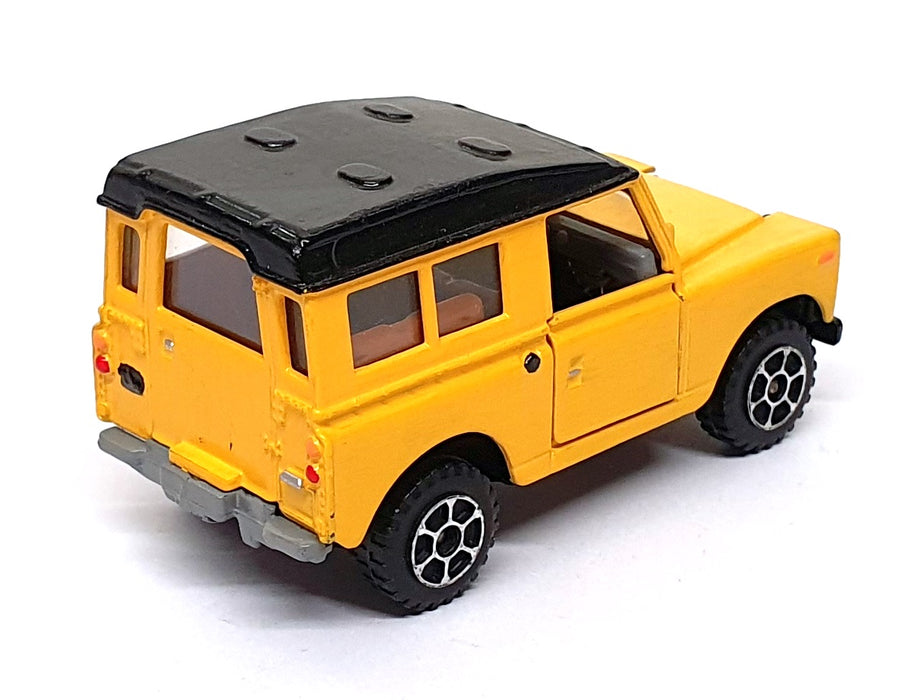 Polistil Appx 8cm Long Diecast CE66 - Land Rover - Yellow/Black