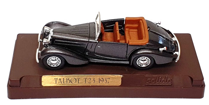 Solido 1/43 Scale Diecast 4003 - 1937 Talbot T23 - Met. Grey