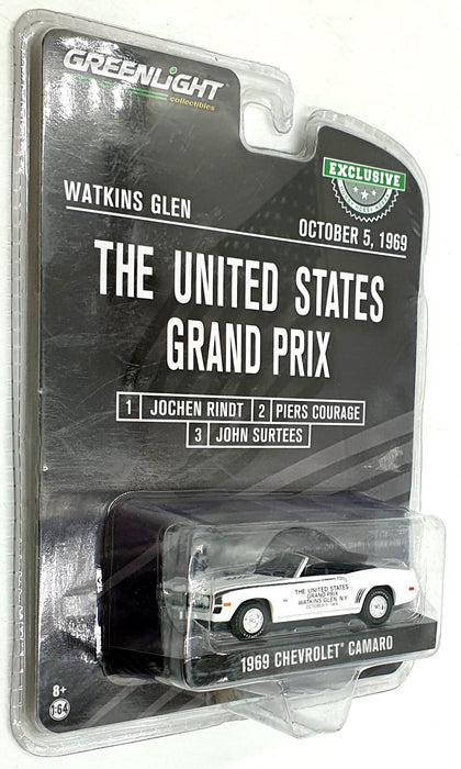 Greenlight 1/64 Scale 30274 - 1969 Chevrolet Camaro US Grand Prix - Watkins