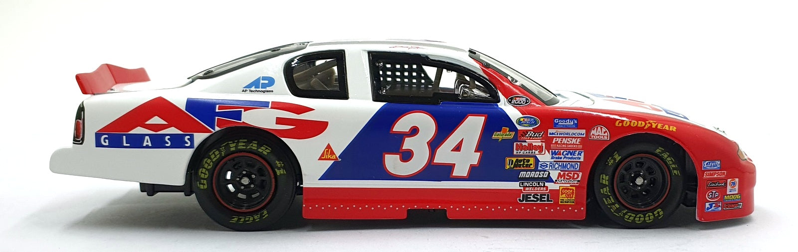 Action 1/24 Scale 11055 - 2000 Chevrolet Monte Carlo #34 NASCAR - Green