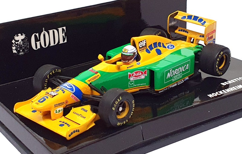Minichamps 1/43 Scale 338.008.1 - F1 Benetton B 193 B Hockenheim 1993 R. Patrese