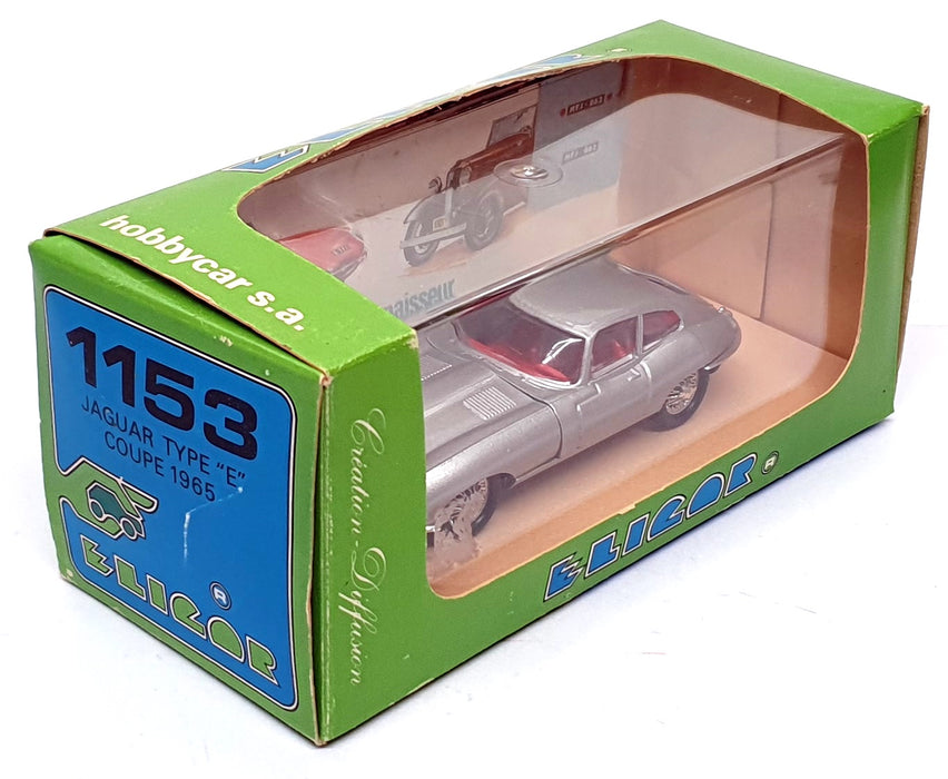Eligor 1/43 Scale Diecast 1153 - 1965 Jaguar E-Type Coupe - Silver