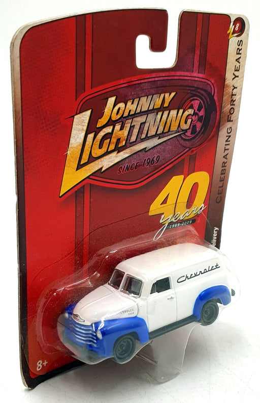 Johnny Lightning 1/64 Scale 50298B - 1950 Chevrolet Panel Delivery Van - White