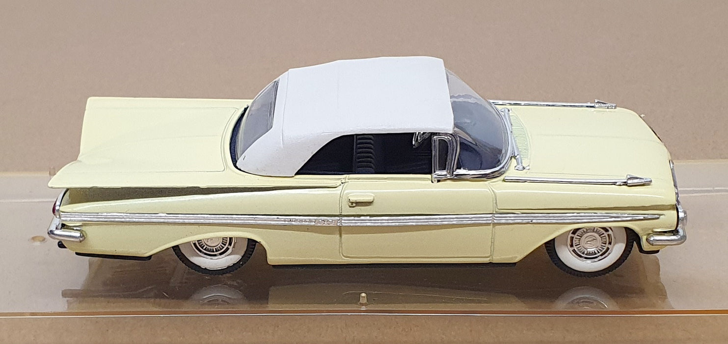 Vitesse 1/43 Scale 391 - 1960 Chevrolet Impala Closed Cabrio - Yellow/White